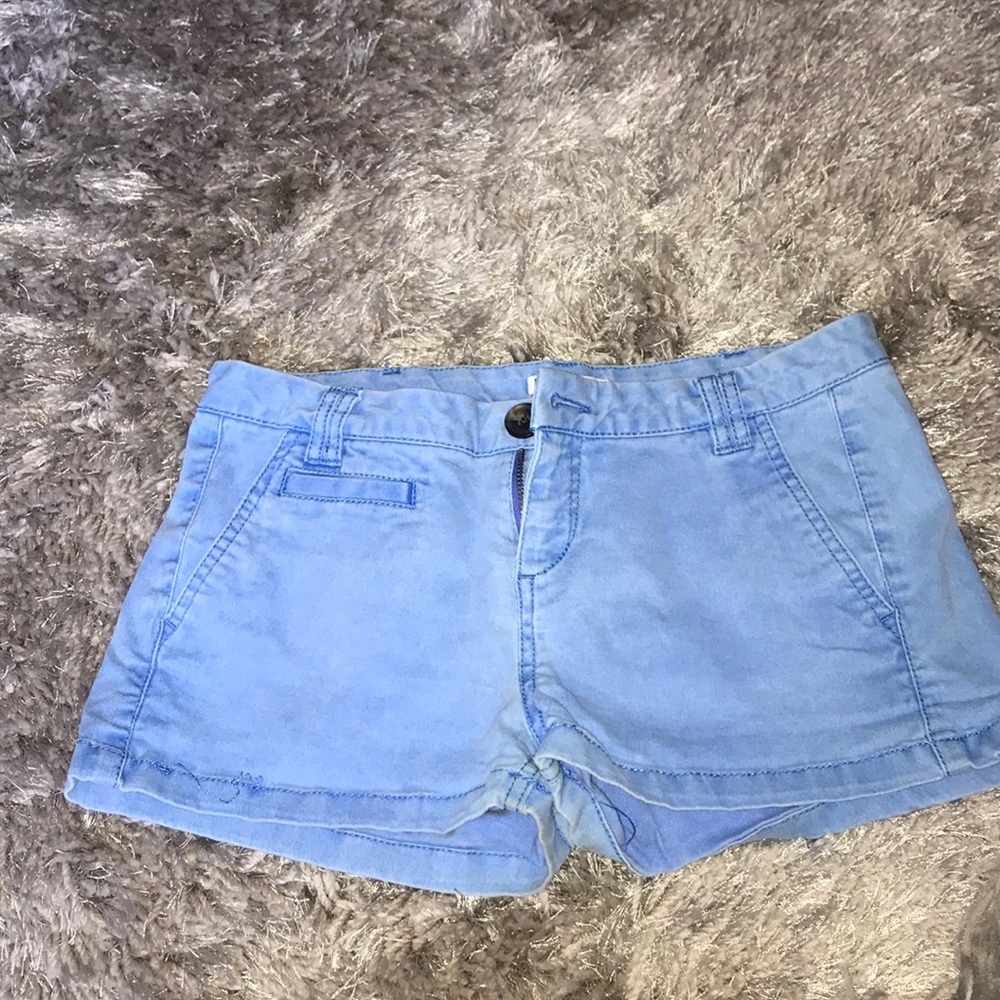 Express light blue shorts